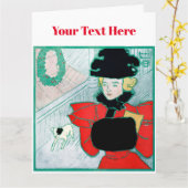 Edward Penfield Faltenkarte Karte (Gelbe Blume)