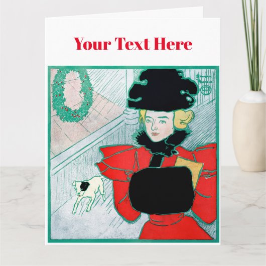 Edward Penfield Faltenkarte Karte (Vorderseite)