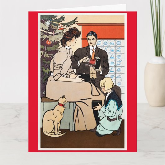 Edward Penfield Faltenkarte Karte (Vorderseite)