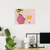 Edward Penfield Illustration of a Woman Poster (Heimbüro)