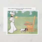 Edward Penfield Postkarte (Vorne/Hinten)