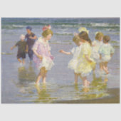 Edward Potthast Beach Artwork Decoupage Seidenpapier (Vorderseite)