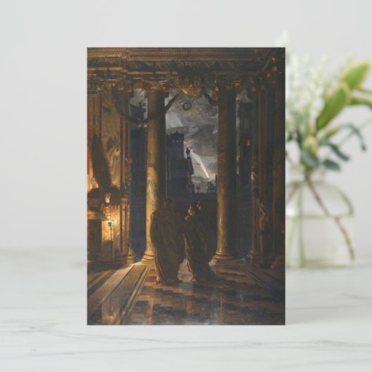 Edward Poynter - Die Iden des März Einladung (Stehend Vorderseite)