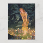 Edward Robert Hughes MidSummer Eve Fairy Painting Postkarte (Vorderseite)