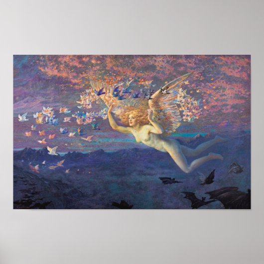 Edward Robert Hughes Wings vom Morgen CC1055 Poster (Vorne)
