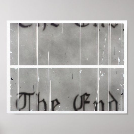 Edward Ruscha - Das Ende #1 - 1993 Poster (Vorne)
