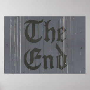Edward Ruscha - Das endgültige Ende - 1991 Poster