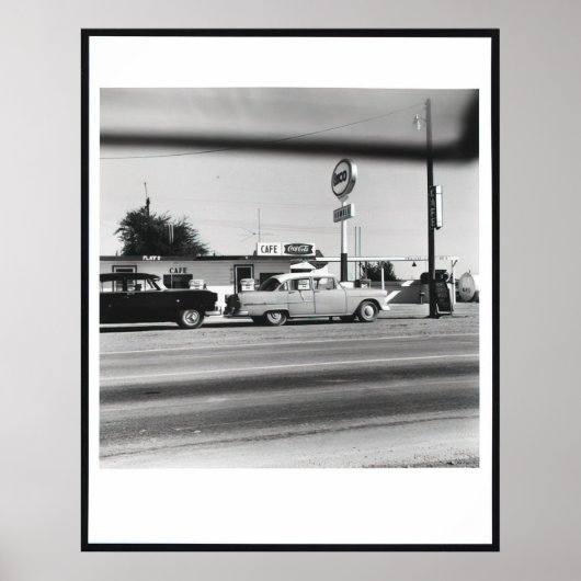 Edward Ruscha - Enco - Conway, Texas (aus Five Vi Poster (Vorne)