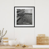 Edward Ruscha - Rooftop (Rooftops-Serie #2) - Pop Poster (Küche)