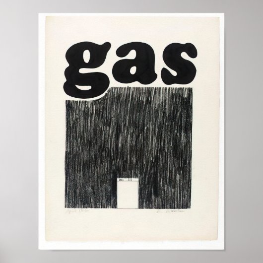 Edward Ruscha - Tankstelle - 1962 Poster (Vorne)