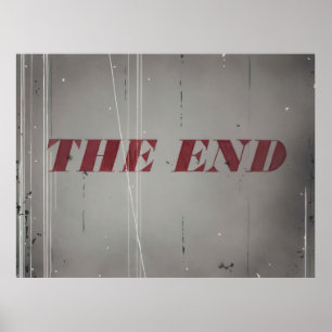 Edward Ruscha - The End - 1997 Poster