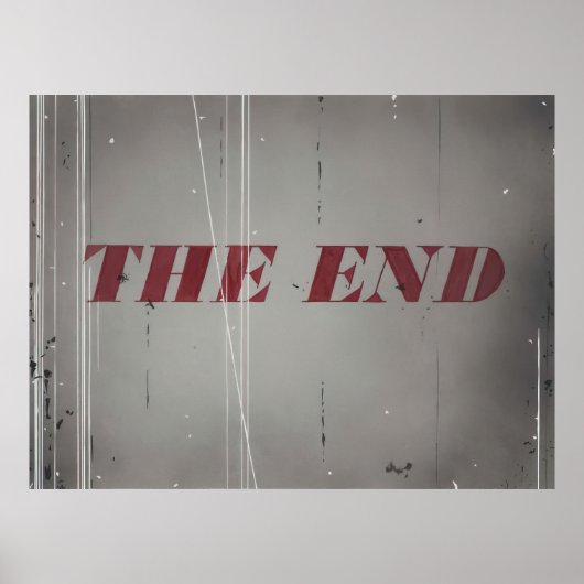 Edward Ruscha - The End - 1997 Poster (Vorne)