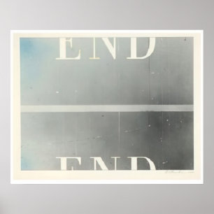 Edward Ruscha - The End #53 - Pop-Art Poster