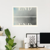 Edward Ruscha - The End #53 - Pop-Art Poster (Heimbüro)