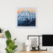 Edward Ruscha - Wall Rocket - 2013 Poster (Heimbüro)