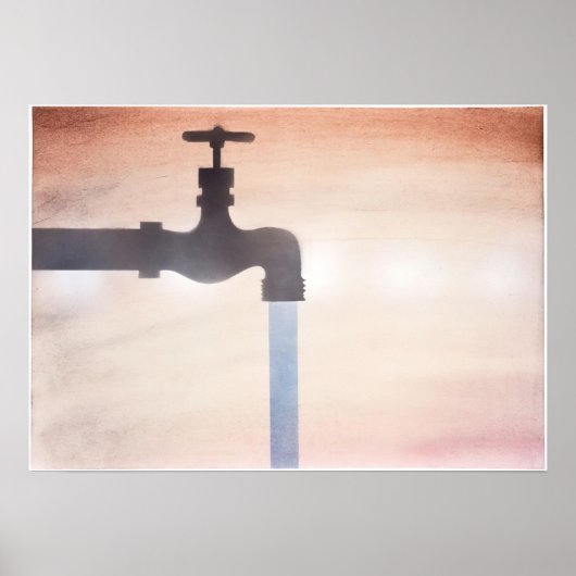 Edward Ruscha - Wasserhahn - Pop Art Poster (Vorne)