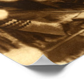 Edward S Curtis A Piegan Dandy Poster (Ecke)