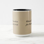 Edward Snowden für Präsidenten 2016 Tasse (Zentrum)