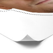 Edward Snowden Mask Poster (Ecke)