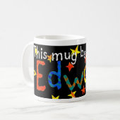 'Edward'-Tasse (schwarz) Kaffeetasse (Vorderseite Links)