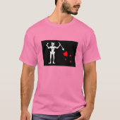 Edward Teach aka Blackbeard Flag T - Shirt (Vorderseite)