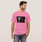 Edward Teach aka Blackbeard Flag T - Shirt (Vorne ganz)