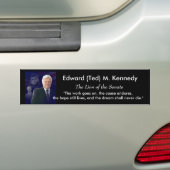 Edward (Ted) Kennedy - in Memorium Autoaufkleber (Auf Auto)