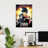 Edward und Alphonse Fullmetal-Alchemist Brotherhoo Poster (Heimbüro)