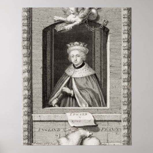 Edward V (1470-83) King of England in 1483, after Poster (Vorne)
