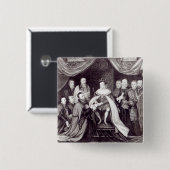 Edward VI die Charter bewilligend Button (Vorne & Hinten)