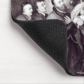 Edward VI die Charter bewilligend Mousepad (Ecke)