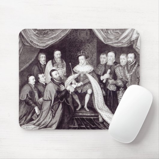 Edward VI die Charter bewilligend Mousepad (Mit Mouse)