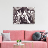 Edward VI. Gewährung der Charta Leinwanddruck (Insitu (Wohnzimmer))