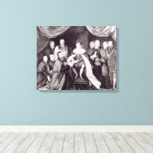 Edward VI. Gewährung der Charta Leinwanddruck (Insitu (Holzboden))