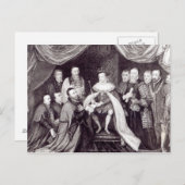 Edward VI. Gewährung der Charta Postkarte (Vorne/Hinten)