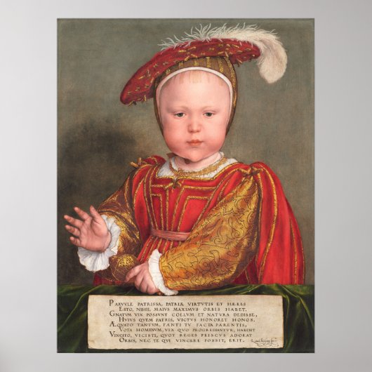 Edward VI. Hans Holbein Fine Art Poster (Vorne)
