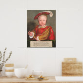 Edward VI. Hans Holbein Fine Art Poster (Küche)