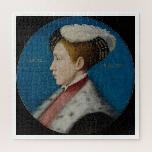 EDWARD VI, KING of ENGLAND JIGSAW PUZZLE (Vertikal)