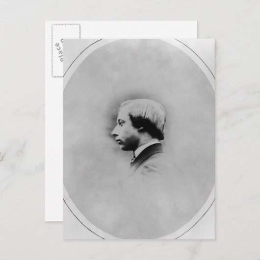 Edward VII, 1860 Postkarte (Vorne/Hinten)