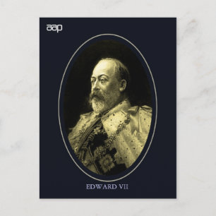 Edward VII King of England Postkarte