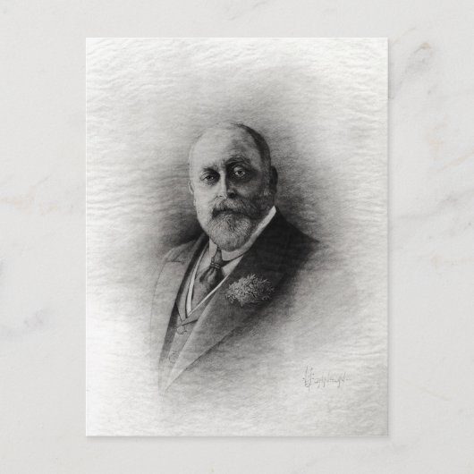 Edward VII Postkarte (Vorderseite)