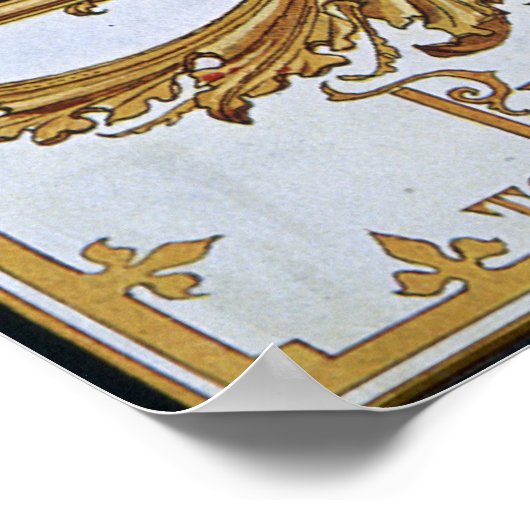 Edward VII, Programm für Feuerwerkskörper Poster (Ecke)