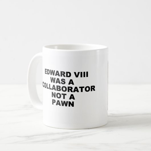 Edward VII Rage Tasse (Vorderseite Links)