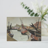 Edward Wadsworth painting, Seaport, Dankeskarte (Stehend Vorderseite)