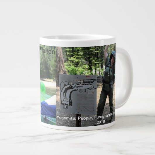 Edward Walton 2018 Yosemit #2 Deborah, Daniel pics Jumbo-Tasse (Vorderseite Rechts)