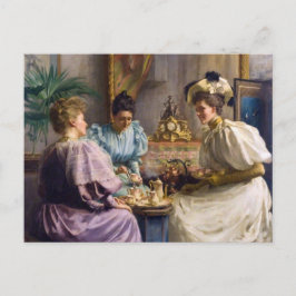 Edwardian Afternoon Tea Postkarte