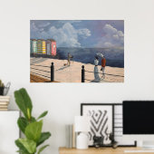 Edwardian Beach Scene Poster (Heimbüro)