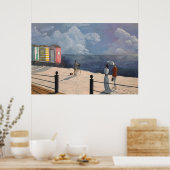 Edwardian Beach Scene Poster (Küche)