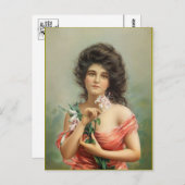 Edwardian Beauty Postcard Postkarte (Vorne/Hinten)