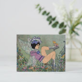 Edwardian Fairy Postkarte (Stehend Vorderseite)